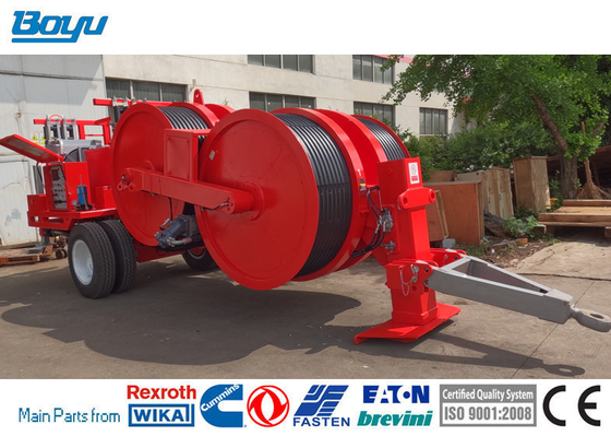 TY2x70IV Cable Stringing Equipment Hydraulic Tensioner With Cummins Engine