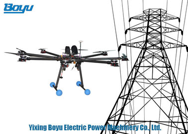 Vertical Take Off And Landing Drone Transmission Line Stringing Tools For Power Line
